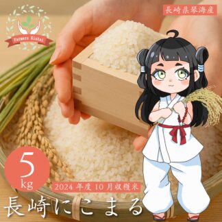 長崎琴海産 2024年度10月分 収穫米 5kg